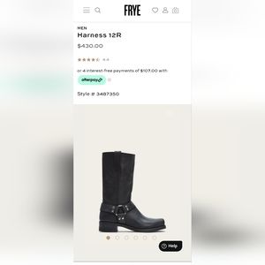 Frye Harness Boots Men's 10.5